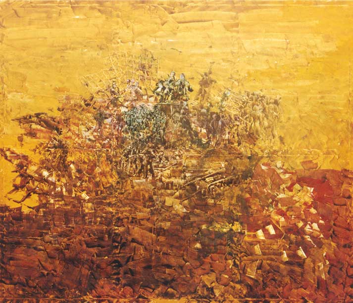 Foto der Arbeit »Beirut«, (Serie), 1982, Öl/Leinwand, 200&nbsp;cm&nbsp;×&nbsp;240&nbsp;cm