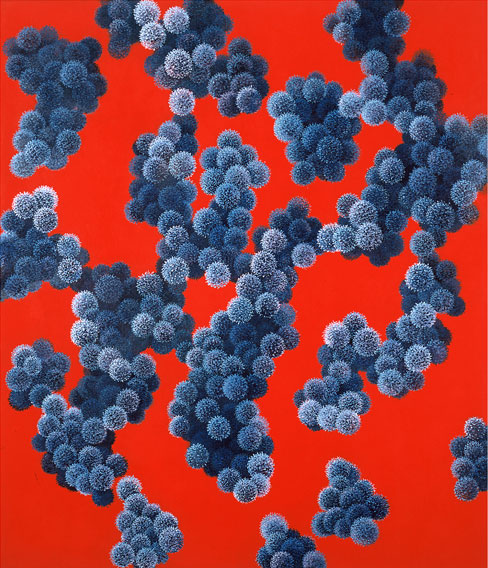 Foto der Arbeit »Levitation II«, 2002, Öl/Leinwand, 70&nbsp;cm&nbsp;×&nbsp;60&nbsp;cm