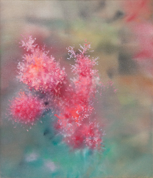 Foto der Arbeit aus der Serie »Submarine Gärten«, 2013/2014, Öl/Leinwand, 40&nbsp;cm&nbsp;×&nbsp;35&nbsp;cm